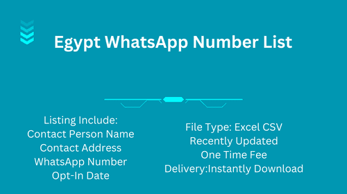 Egypt whatsapp number list
