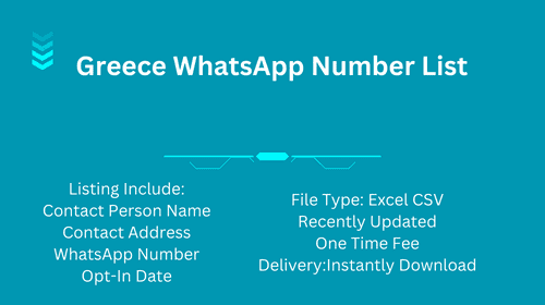 Greece whatsapp number list