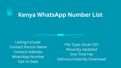Kenya whatsapp number list