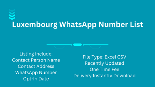 Luxembourg whatsapp number list